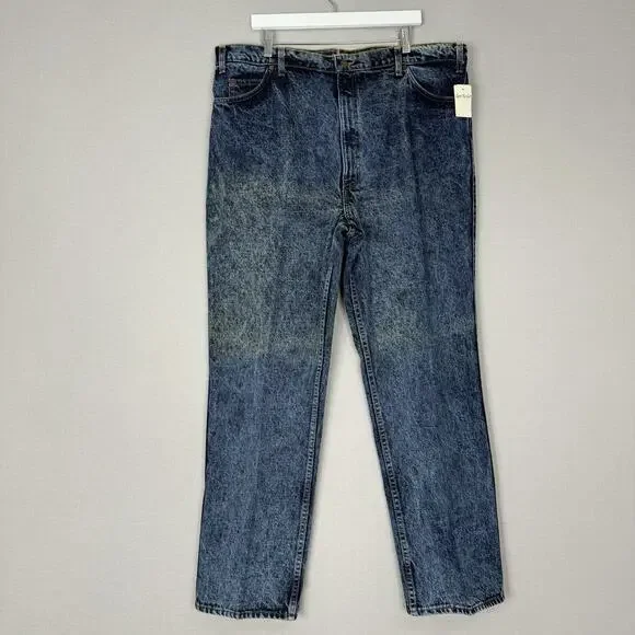 Vintage Levi's Mens Jeans 42x30 Blue Cotton Tapered Leg Deadstock Made in USA - Picture 1 of 16
